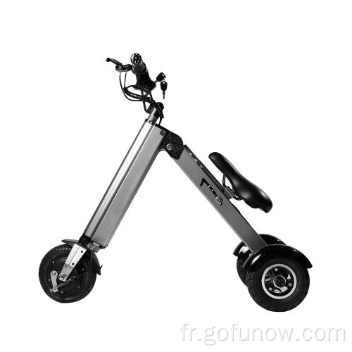 Scooter électrique siège pliable scooters électriques à 3 roues